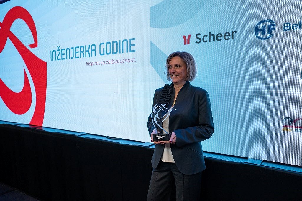 Snježana Miliša, vodja programa Nevera v podjetju Bugatti Rimac, inženirka leta 2023 na Hrvaškem.jpg